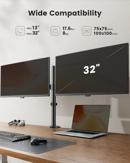 ERGEAR Dual Monitor Desk Mount