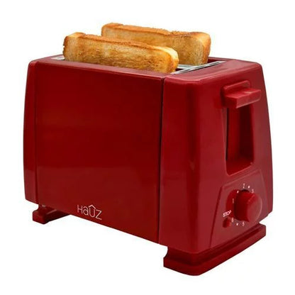 Hauz 2 Slice Toaster  - Red