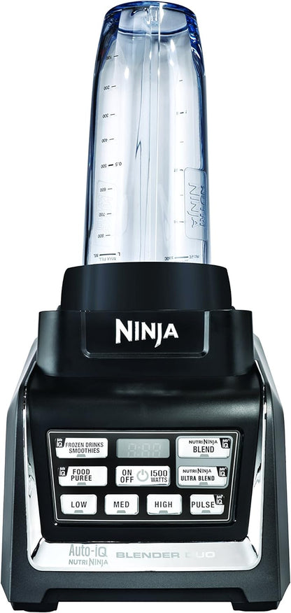 NINJA Nutri Blender Duo with Auto-iQ, 72 oz ,Factory serviced with SpoonTag warranty