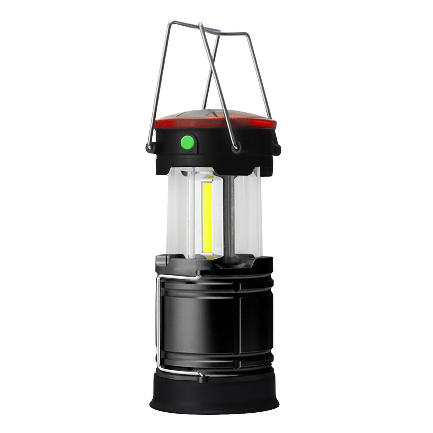 RCA Rechargeable 3-in-1 Retractable Super Bright COB & LED Lantern with SOS Flashlight