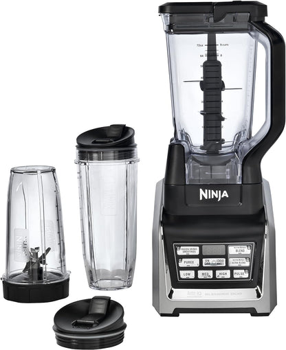 NINJA Nutri Blender Duo with Auto-iQ, 72 oz ,Factory serviced with SpoonTag warranty