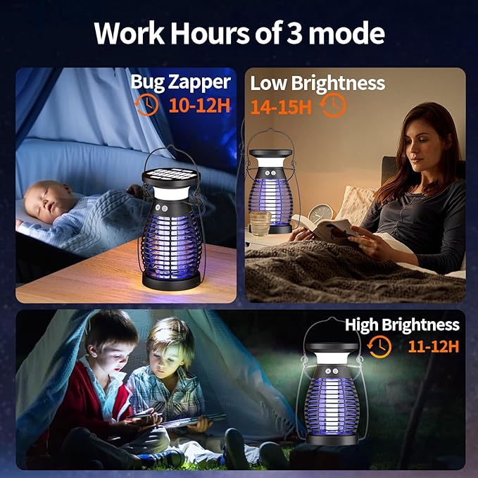 Solar Bug Zapper Lantern