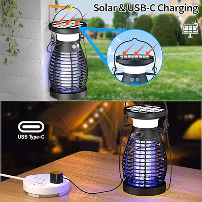 Solar Bug Zapper Lantern