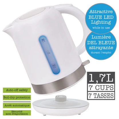 HAUZ Quickboil Cordless Jug Kettle 1.7L White