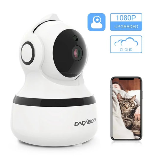 CACAGOO 1080P Wireless Indoor Security Camera Smart Home Surveillance IP Camera