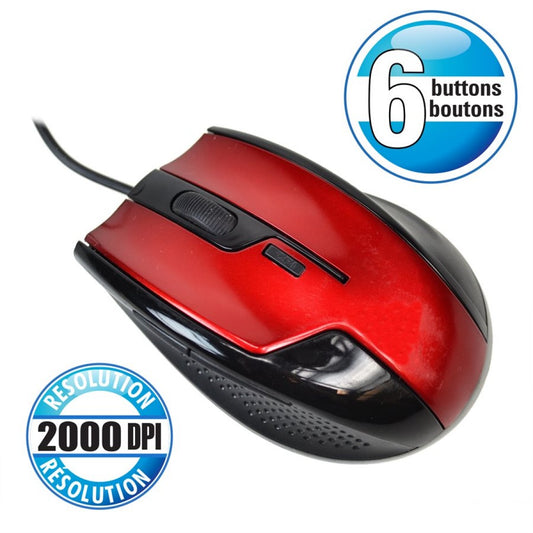 ELink Gaming Optical mouse wired USB With 6 Buttons