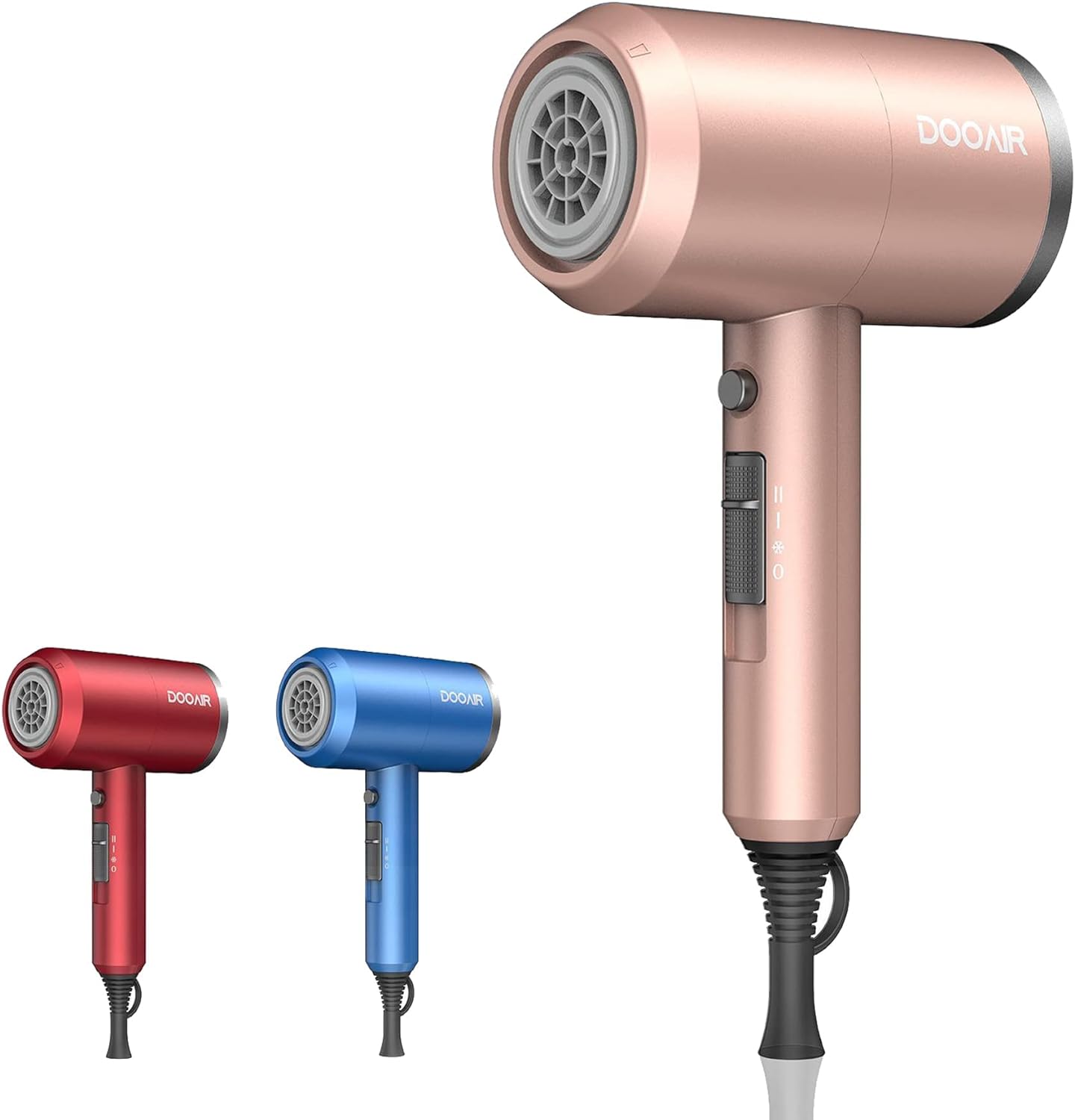 DOOAIR Ionic Professional Blow Dryer in Red