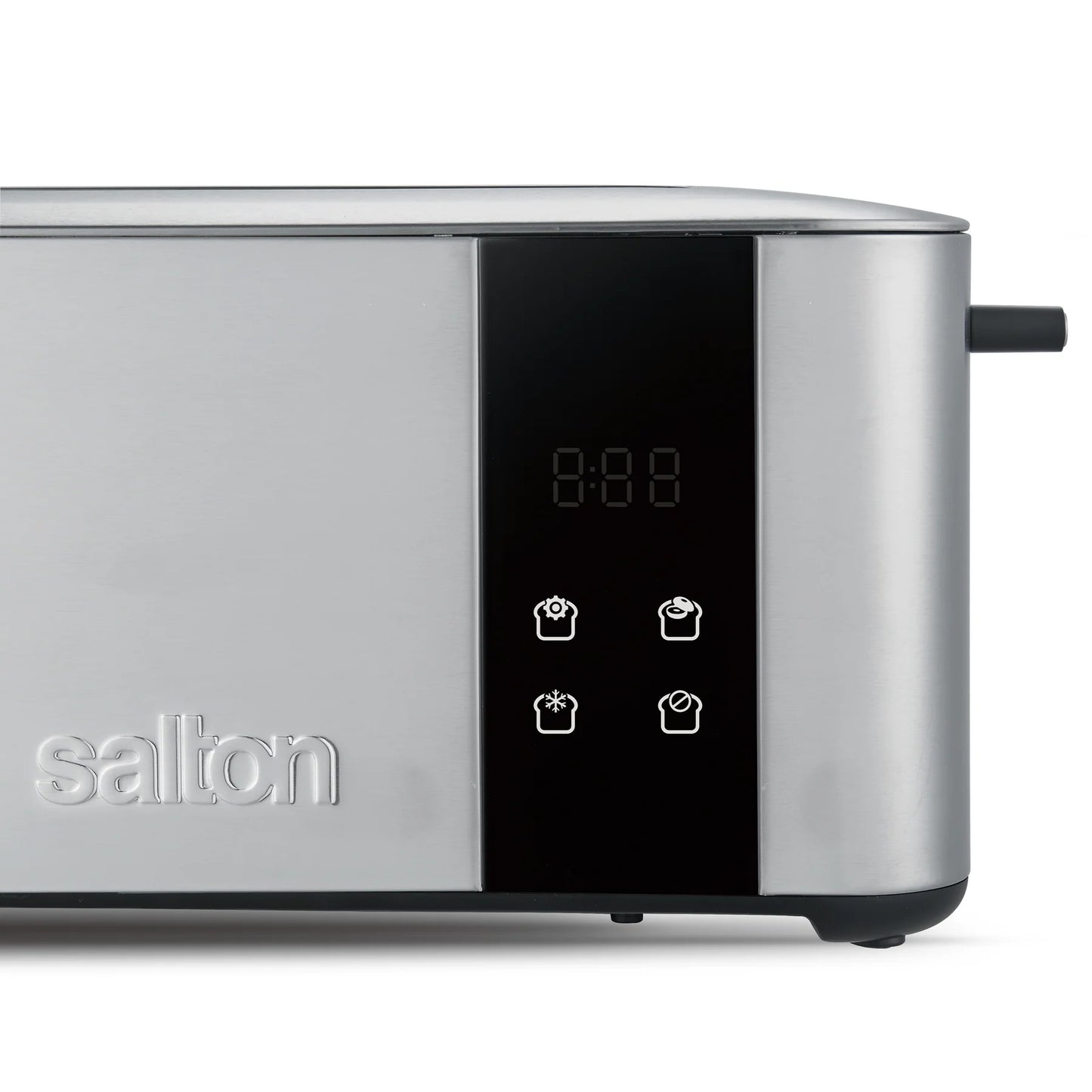 SALTON Stainless Steel Digital Countdown Toaster 2 Slice