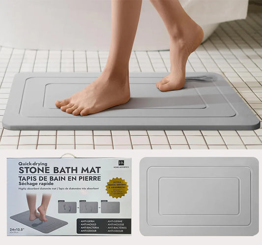 Quick Drying Stone Bath Mat (Diatomite Mat)