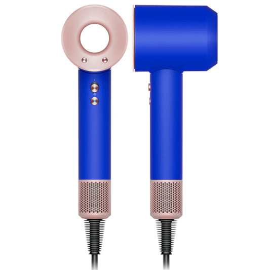 DYSON OFFICIAL OUTLET -Supersonic Hair Dryer Blue\Blush - Refurbished with 1 year Dyson Warranty - (Excellent) - HD07