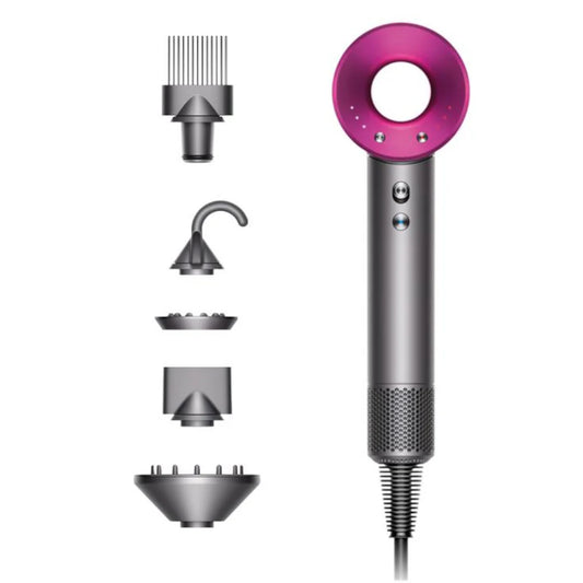 DYSON Official Outlet HD07 Supersonic Hair Dryer Iron+Fuchsia - Refurbished (Excellent) with Dyson warranty