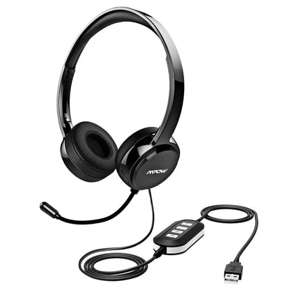 MPOW 3.5mm& USB Headset with Microphone