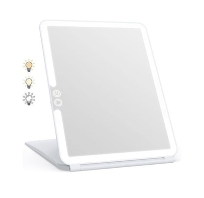 WEILY Portable Travel Mirror Makeup Mirror - White