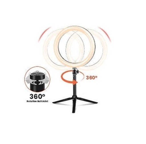 ELFELAND 10" Ring Light Tripod