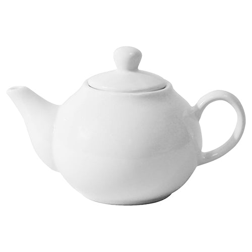 CLARO White Porcelain Teapot 1L