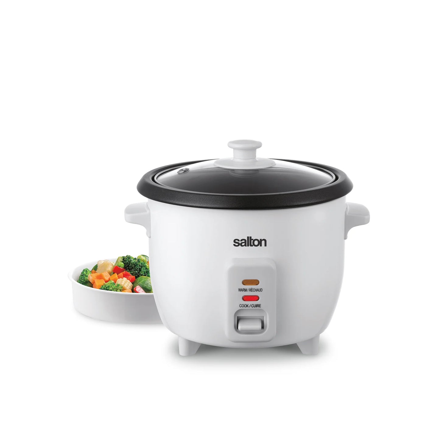 SALTON Automatic Rice Cooker 6 Cup White