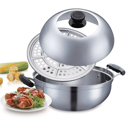 SUPOR 26CM Multi-Purpose Stainless Steel Pot