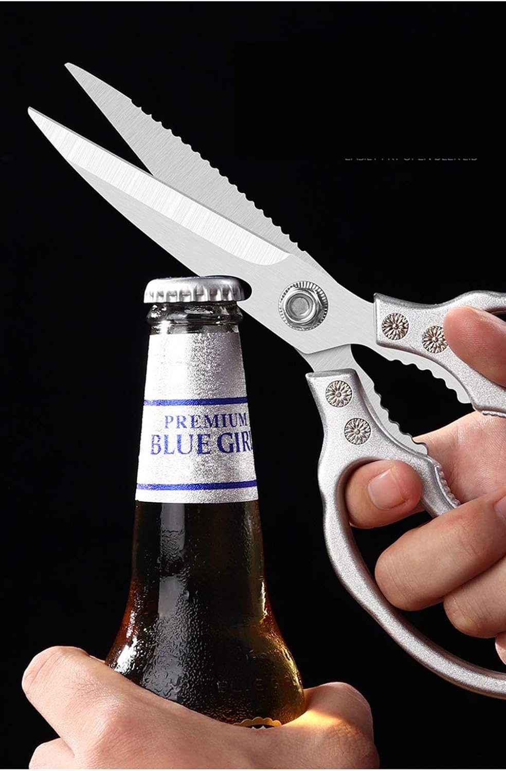 ‎TOYTEXX Multifunctional Japanese-Style Scissors Stainless Steel Meat Bone Cutter