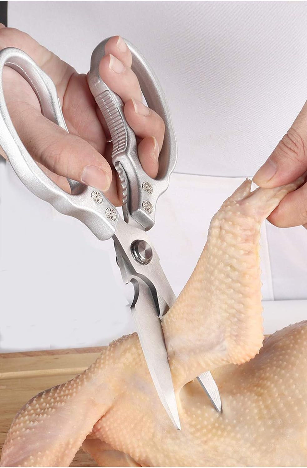 ‎TOYTEXX Multifunctional Japanese-Style Scissors Stainless Steel Meat Bone Cutter