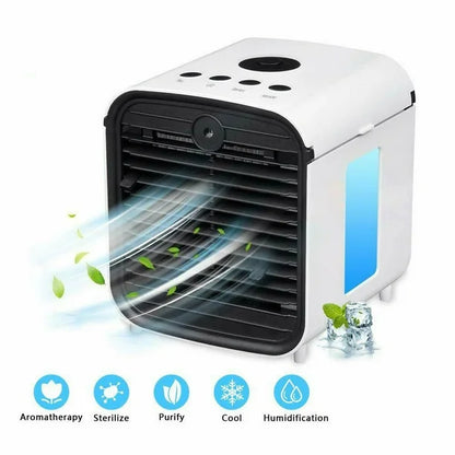 CHILLY AIR Portable Air Conditioner Home&Auto Heat Sink Ice