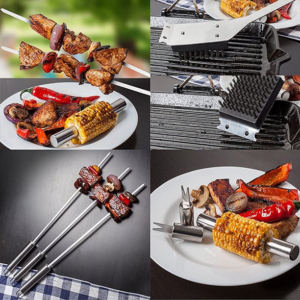 BBQ Tools Stainless Steel Barbecue Utensil Set with Storage Case 26PCS