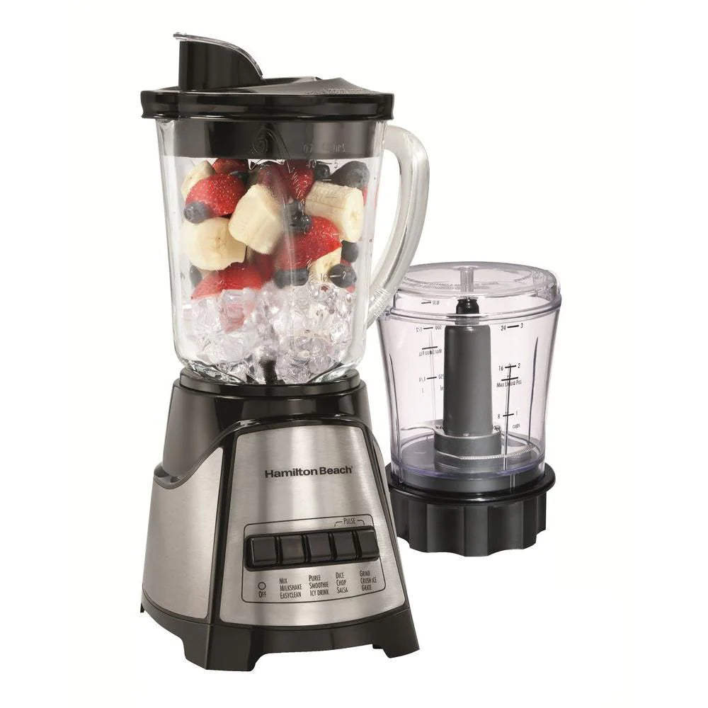 HAMILTON BEACH Power Elite Blender with Chopper 700W