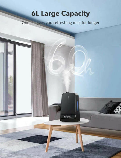 TAOTRONICS 6L Cool Mist Humidifier, LED Display