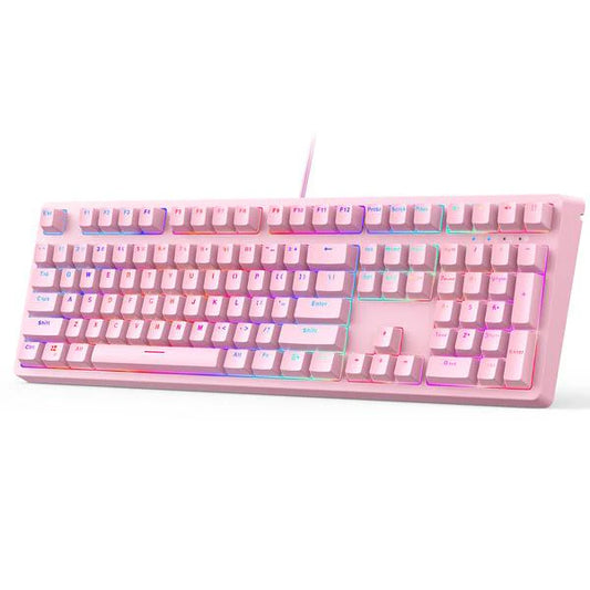 AUKEY Mechanical Gaming Keyboard - Pink