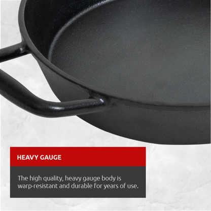 LAGOSTINA Pre-Seasoned Cast Iron Skillet 30CM