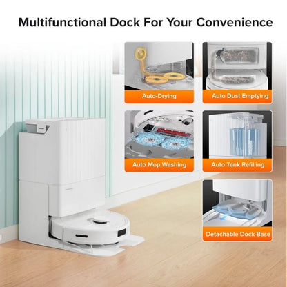 Roborock QX Revo QX0PEA robot vacuum and mop with multifunctional dock