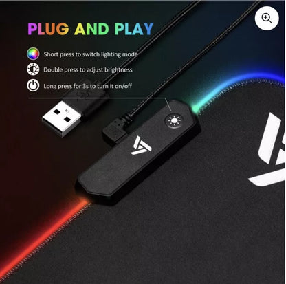 VICTSING RGB Gaming Mouse Pad Large