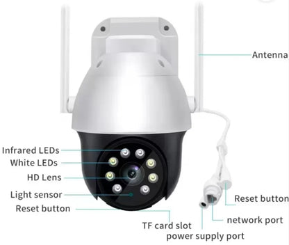 PELUPE Night Vision Outdoor Wireless Security Camera