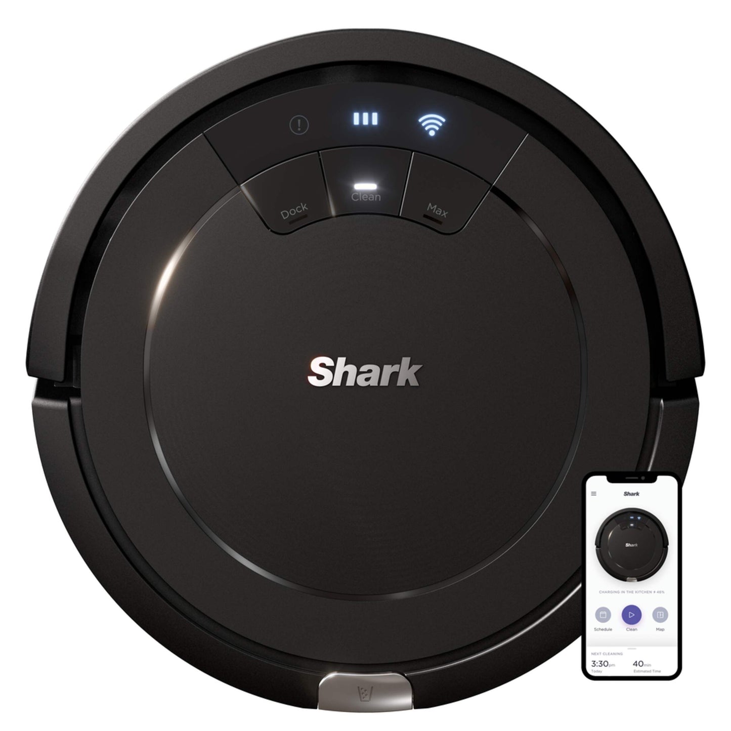 SHARK ION Tri-Brush Robot Cordless Vacuum Cleaner,Factory serviced with SpoonTag warranty