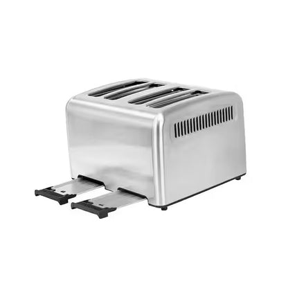 KALORIK 1800-Watt 4-Slice Stainless Steel Wide Slot Toaster